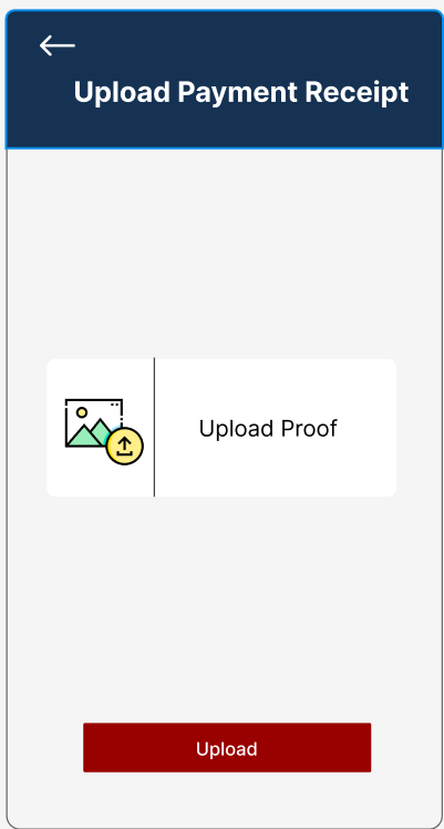 Upload Payment Receipt