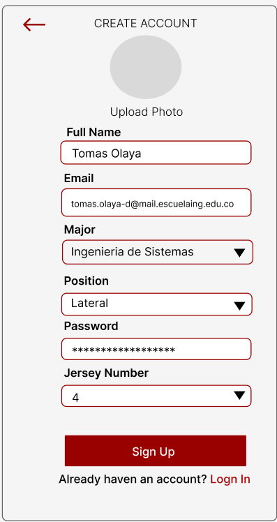 User Registration